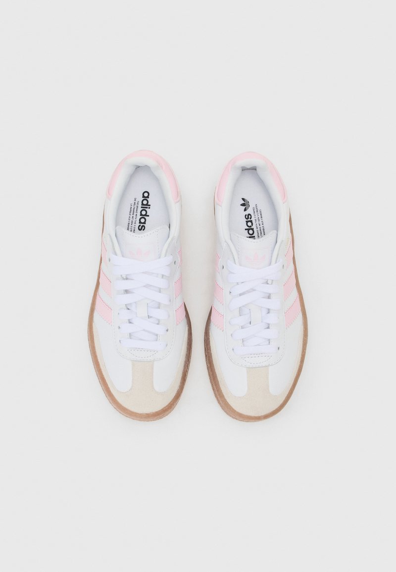 adidas Originals SAMBAE UNISEX - Trainers - white/clear pink/gold-coloured/white  - Zalando.co.uk
