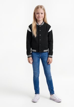 Urban Classics INSET COLLEGE  - Overgangsjakke - black/white