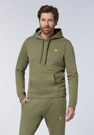 NORMALE PASSFORM - Kapuzenpullover - burnt olive