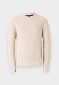 ESSENTIAL STRUCTURE CREW NECK - Jersey de punto - heathered oatmilk