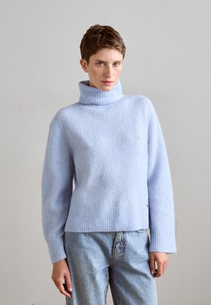 Mos Mosh THORA ROLLNECK - Strickpullover - blue