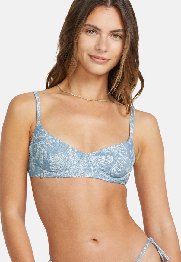 TRIPPIN TIDES HELENA - Bikini top - denim