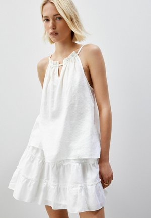 Next NOTCH NECK - REGULAR FIT - Topp - white