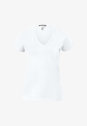 QS, T-shirt basic - weiß