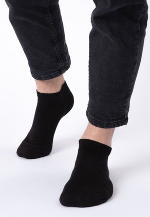 OCCULTO, 10 PACK 100 BAUMWOLLE SNEAKER - Socken - black
