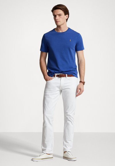 Polo Ralph Lauren CUSTOM SLIM FIT SOFT COTTON T-SHIRT - Navadna majica - beach royal