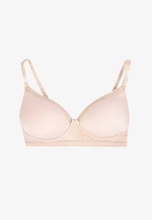 JoJo Maman Bébé, EMMA-JANE TRIM NURSING MATERNITY - REGULAR FIT - Podprsenka na dojčenie - natural nude
