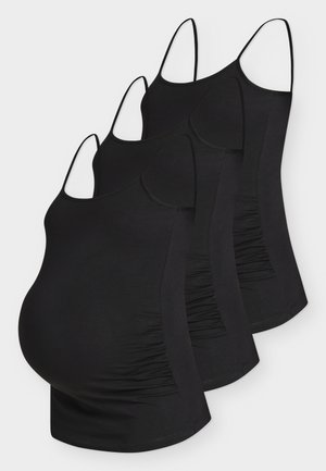 Anna Field MAMA 3 PACK - Débardeur - black