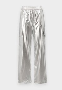 METALLIC PANTS  - Cargobroek - silver
