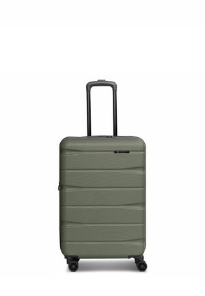 FRANKY, MUNICH 4.0 4-ROLLEN TROLLEY M 66 CM MIT DEHNFALTE UNISEX - Trolley - olive dull