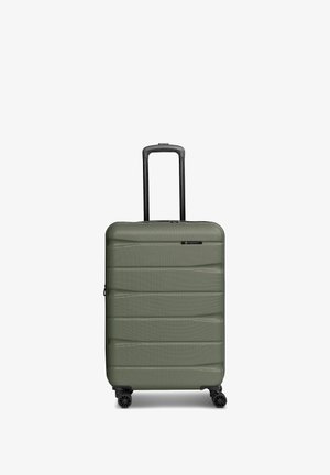 FRANKY, MUNICH 4.0 4-ROLLEN TROLLEY M 66 CM MIT DEHNFALTE UNISEX - Trolley - olive dull