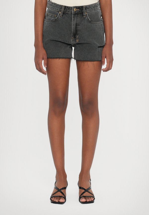 RISE N HI CINDER SLICED - Jeans Shorts