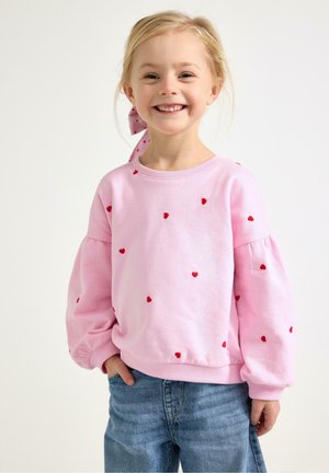 CROPPED WITH PUFF SLEEVE  - Felpa - light pink