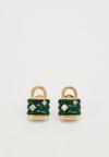 MY SECRET - Earrings - yellow gold-coloured/green
