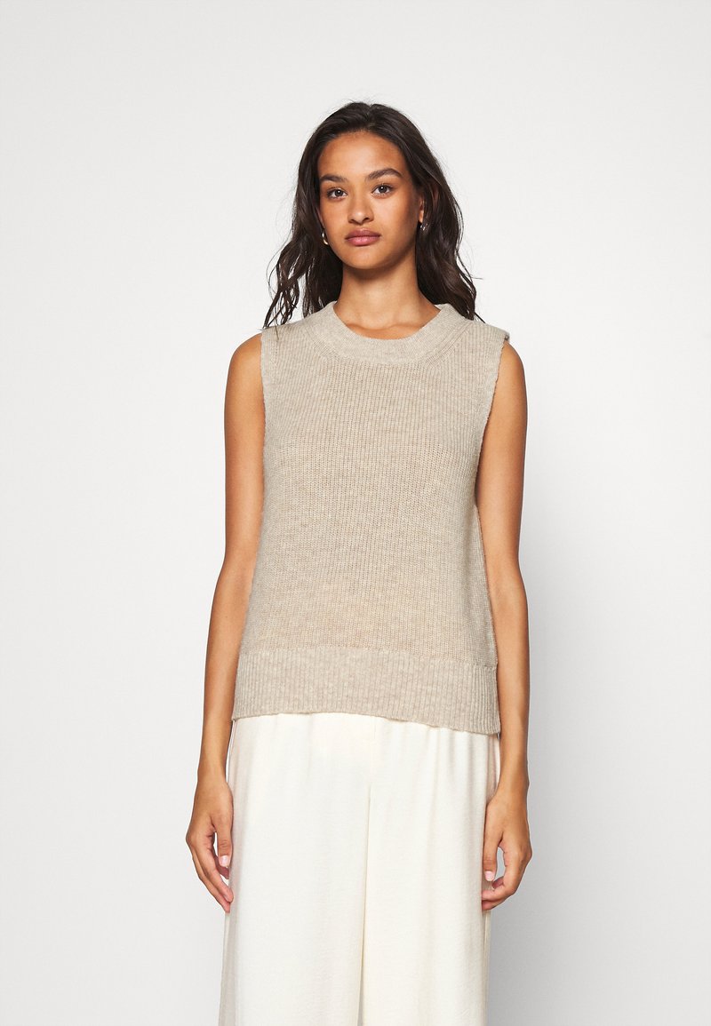 ONLY ONLPARIS LIFE VEST - Trui - pumice stone melange