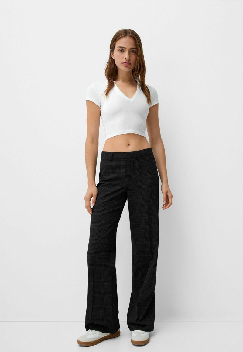 Bershka Broek donkerblauw Bershka Broek donkerblauw
