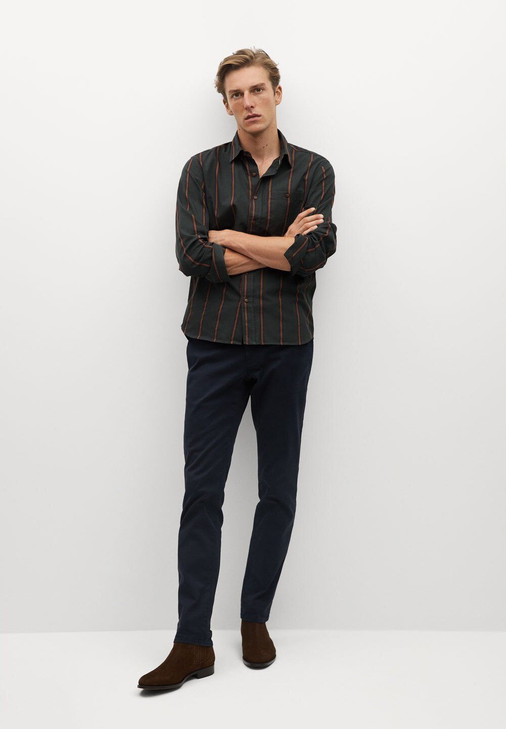 Mango ALEX Skjorte khaki Zalando.no Mango ALL Skjorte grün Zalando.no