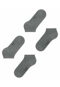 FALKE HAPPY 2-PACK - Strumpor - light greymel
