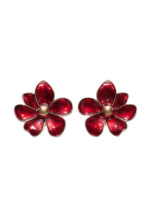 FLOWER  - Korvakorut - dark red