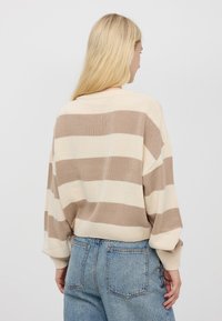Terranova CROP A RIGHE - Maglione - fango
