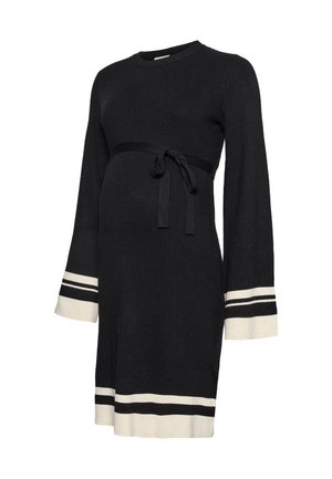MAMALICIOUS SOLA DRESS - Obleka/pulover - black/birch