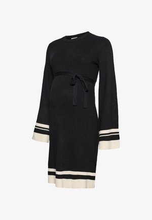 MAMALICIOUS SOLA DRESS - Obleka/pulover - black/birch