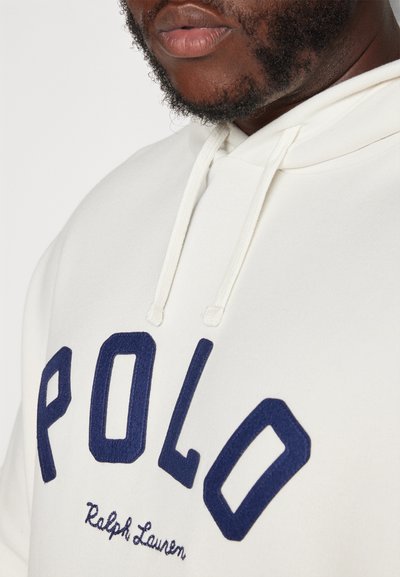 Polo Ralph Lauren Big & Tall LONG SLEEVE - Mikina s kapucí - antique cream