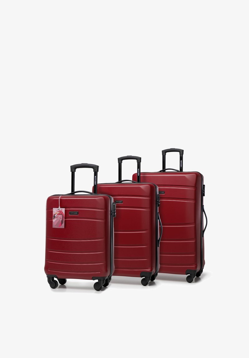 WITTCHEN LUGGAGE SET WITH TAG FROM ABS - Trolley - red