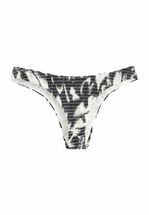 SHIRRED  - Bikini alsók - black ecru