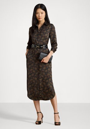 SHADNY PAISLEY CHARMEUSE SHIRTDRESS - Blousejurk - black multi