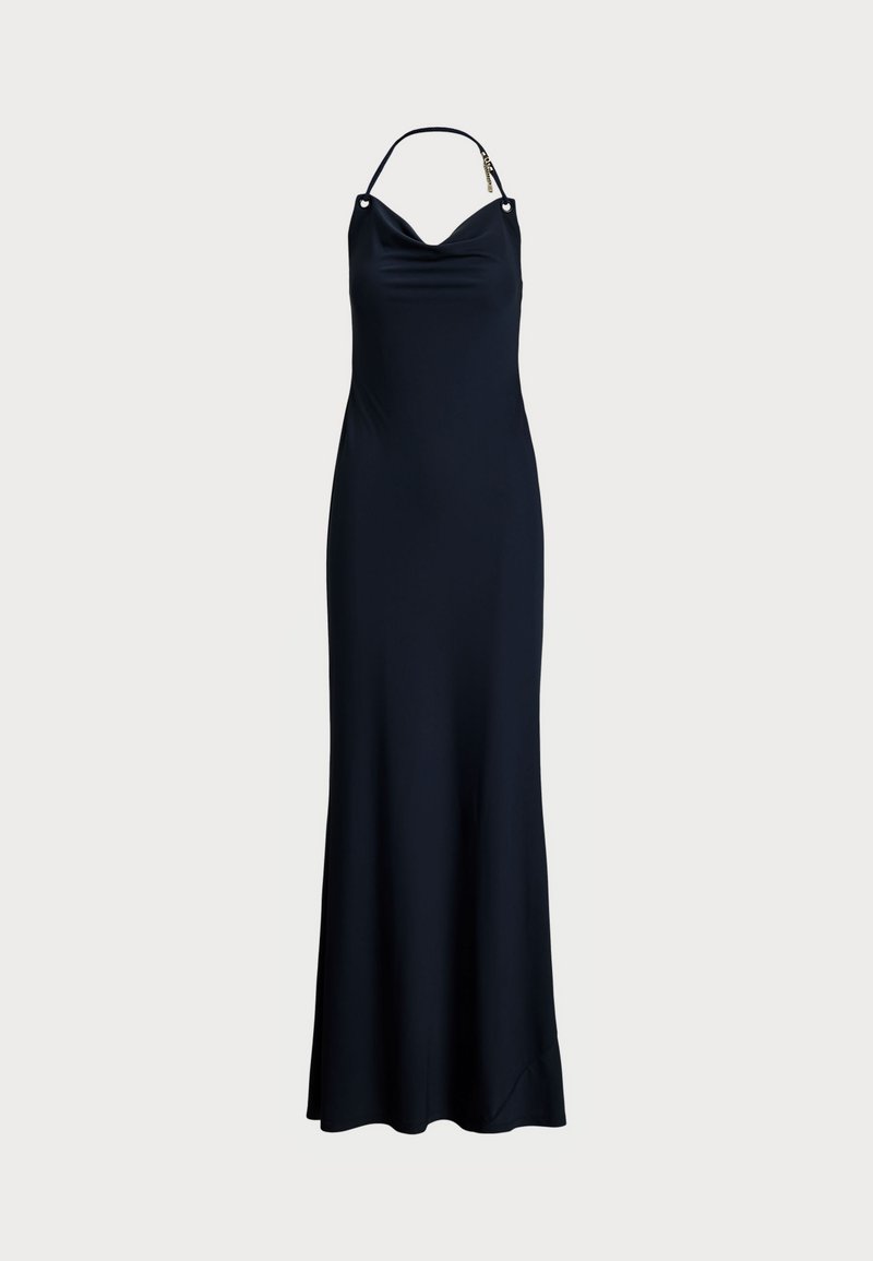 Lauren Ralph Lauren BREENAH JERSEY COWLNECK HALTER GOWN - Jersey dress -  shadow navy/dark blue - Zalando