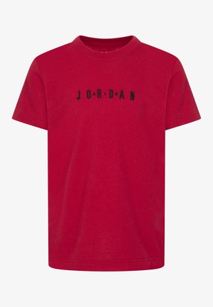 Jordan WORDMARK CREW UNISEX - Print T-shirt - gym red