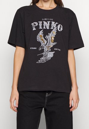 Printtipaita - black