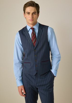Next REGULAR FIT - TAILORED FIT TRIMMED STRIPE - Weste - blue