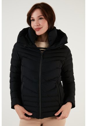 SLIM FIT - Winter jacket - black