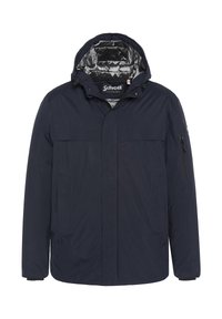Schott OUTDOOR HOODED - Vinterjakker - bleu marine