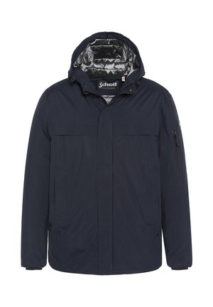 Schott OUTDOOR HOODED - Winterjacke - bleu marine