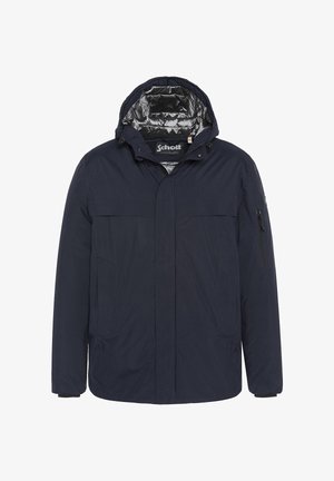 Schott OUTDOOR HOODED - Vinterjakker - bleu marine