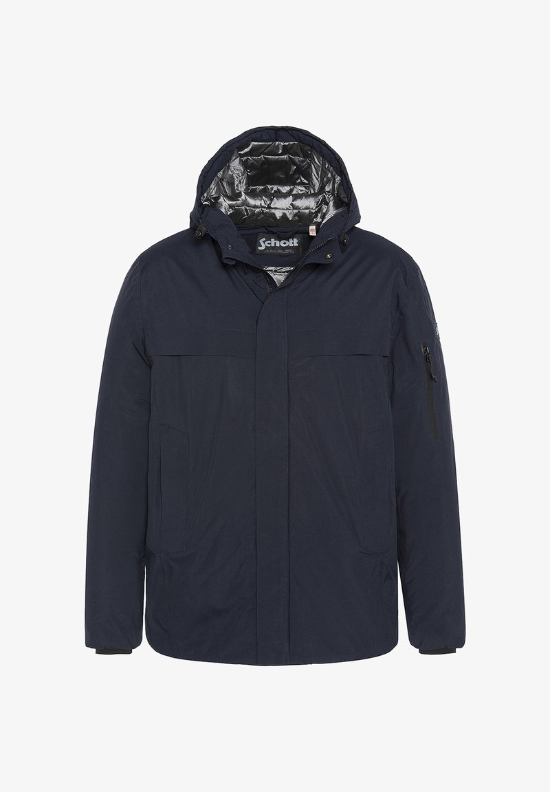 Schott OUTDOOR HOODED - Vinterjakker - bleu marine