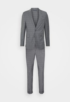 CHECK SUIT - Suit - light grey