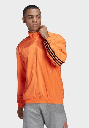 3-STRIPES GEWEVEN  - Trainingsjacke - orange