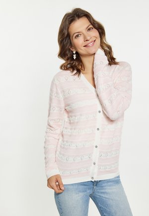 usha, Vest - zartrosa wollweiss