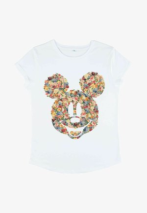Disney MICKEY CLASSIC FLORAL MICKEY - T-shirt z nadrukiem