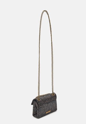 SEQUINS MINI KENSINGTON - Borsa a tracolla - dark brown