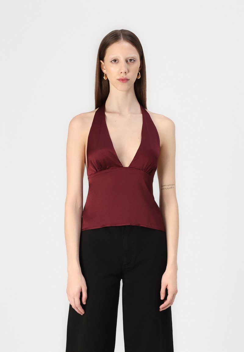 Gina Tricot Topp - burgundy