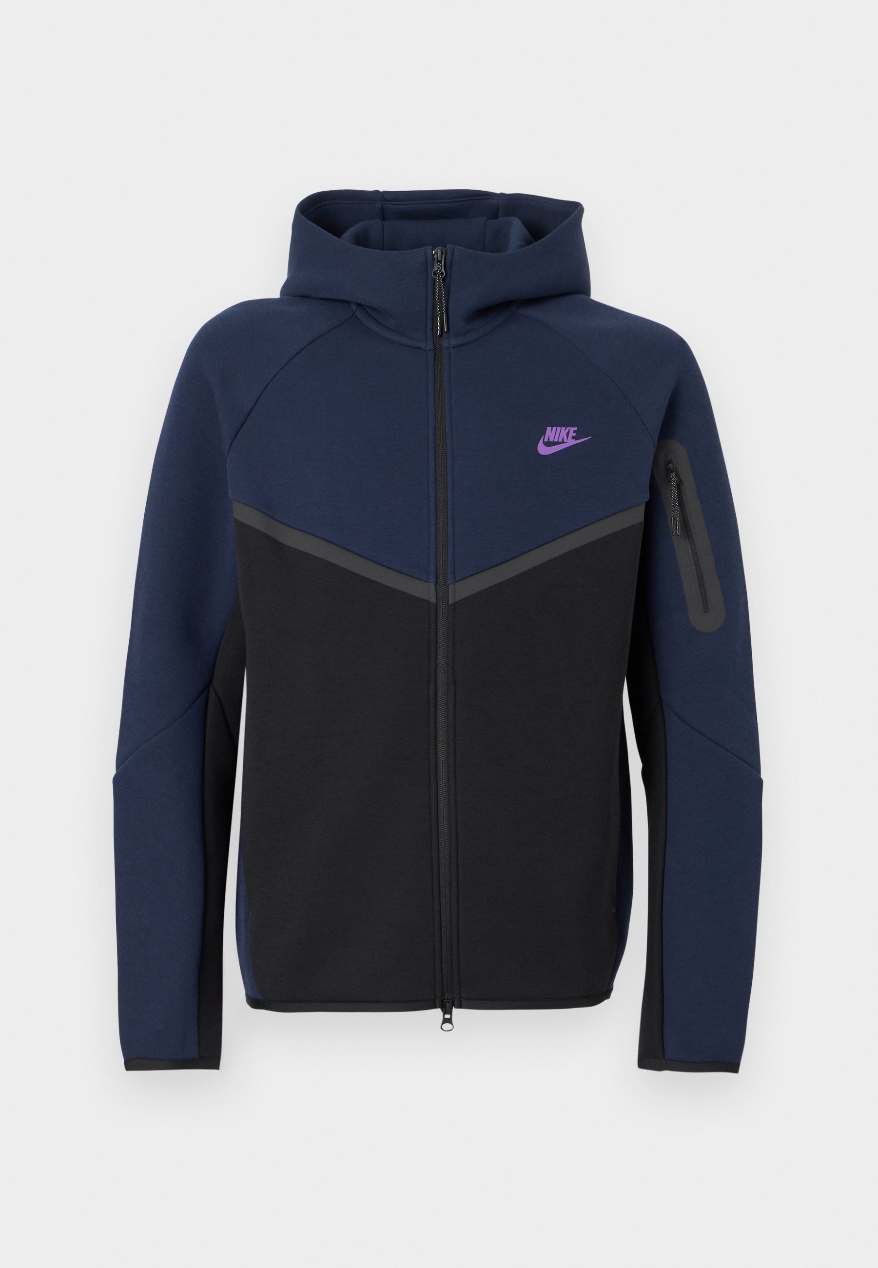 Nike Sportswear Fleece jacket - obsidian/black/bright violet/dark