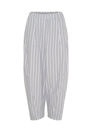 FAUSTA - Bukser - blue stripe lurex