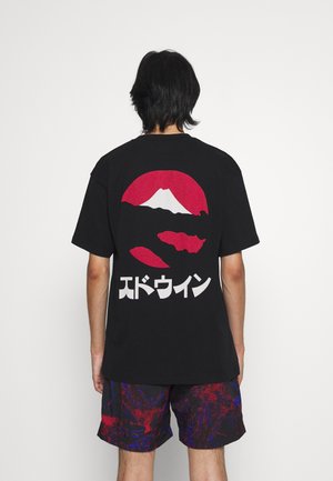 KAMIFUJI UNISEX - Print T-shirt - black