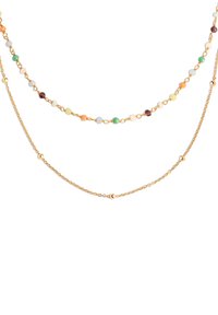 Singularu DOTS CRYSTAL COLORS 2 PACK - Halskette - gold coloured