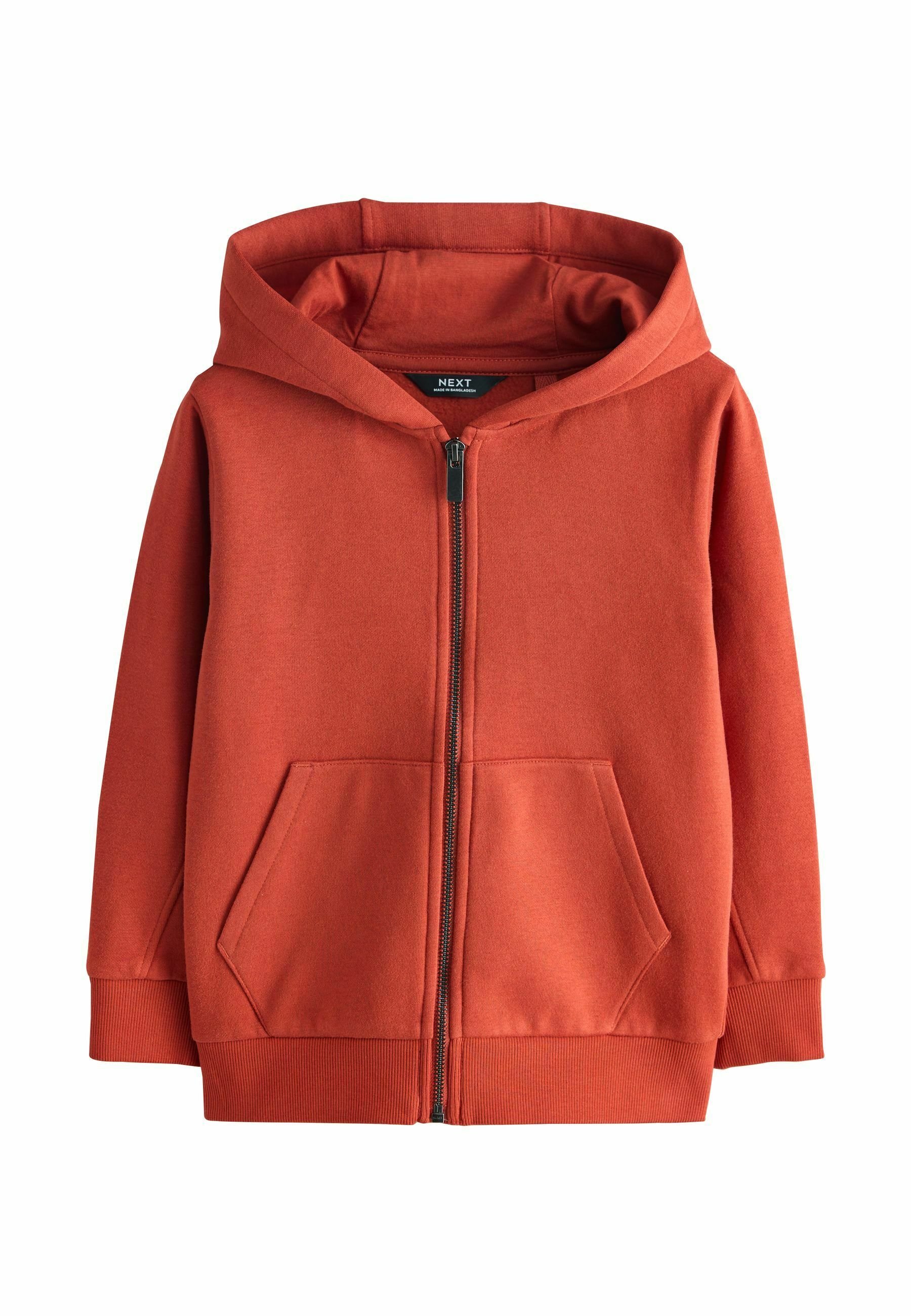 Next HOODIE - REGULAR FIT - Zip-up sweatshirt - red - Zalando